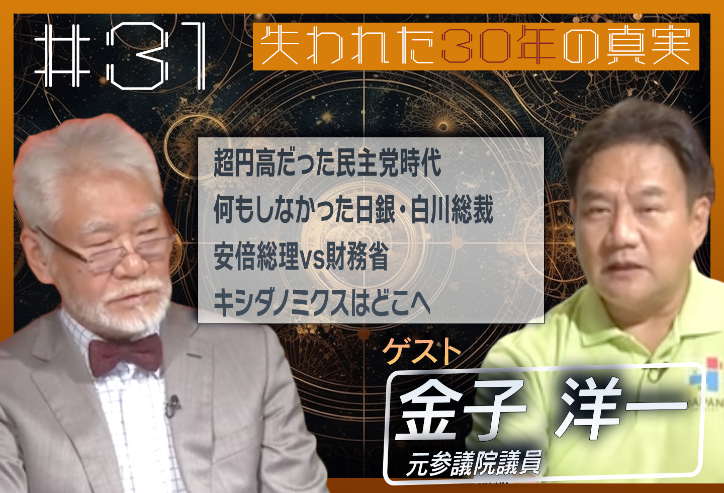 第31回[ゲスト：金子洋一] 激動の日本経済史 あの時何があったのか